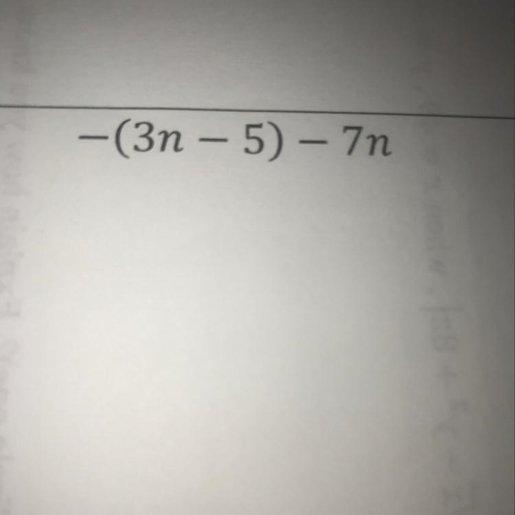 Algebra 1Simplify each expression by using the Distributive Property and combine like-example-1