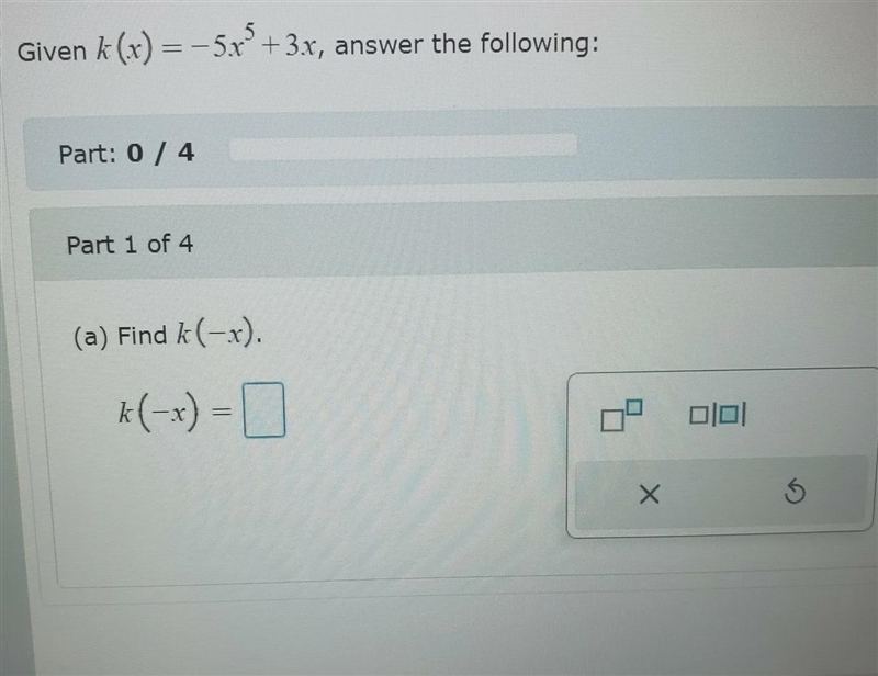 I need help with this question parts 1 - 4-example-1