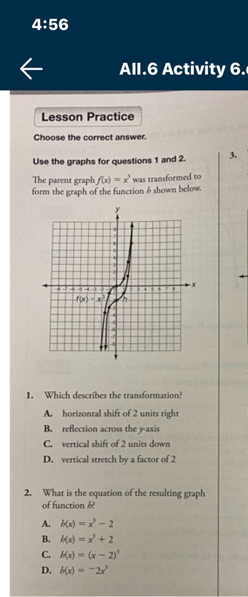 I need help with these 1&3 there one whole answer-example-2