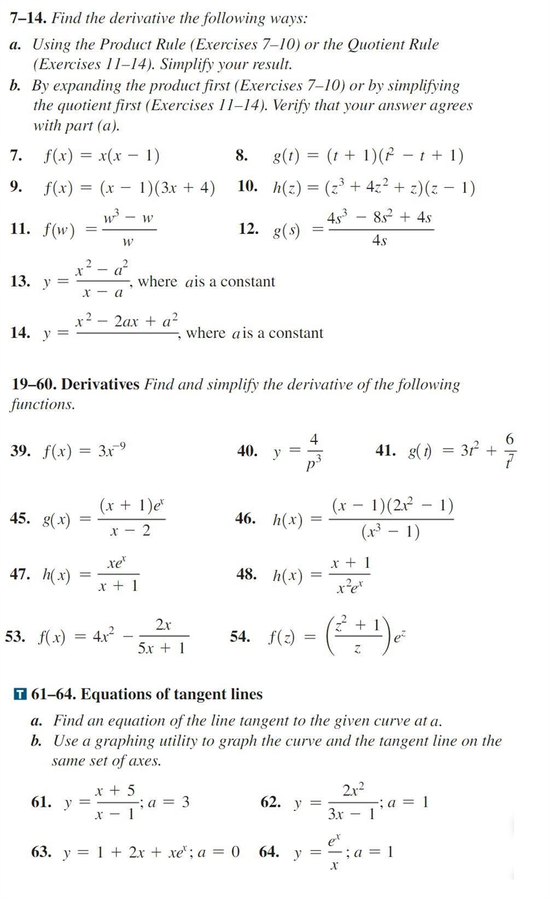 #13 solve a and b separately, note any restrictions to the derivative-example-1