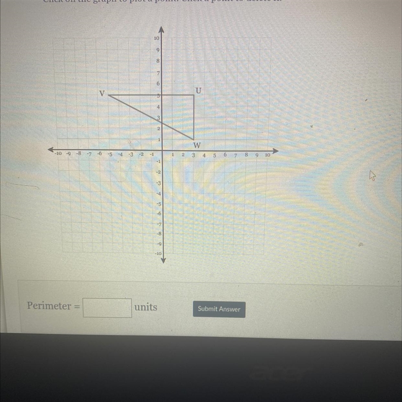 What is the perimeter in units ?-example-1