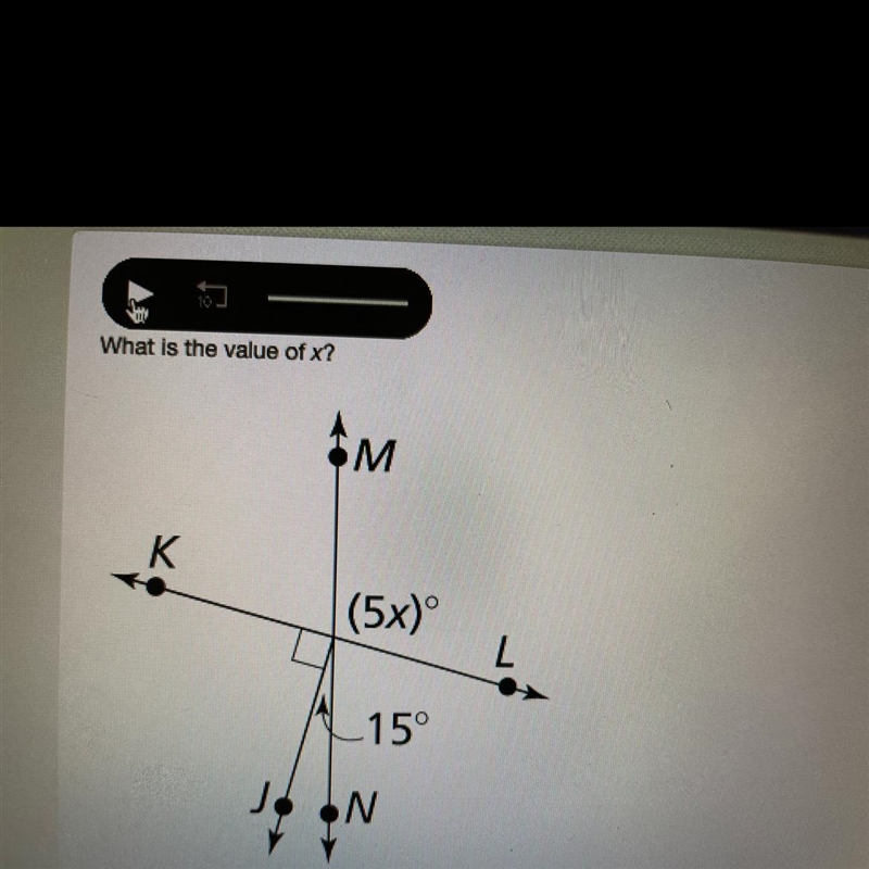 What is the value of x? A. 15B. 21C. 26D. 105-example-1