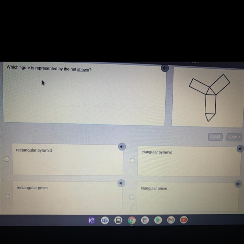 Which figure is represented by the net shown? PLS HELP I NEED IT ASAP-example-1