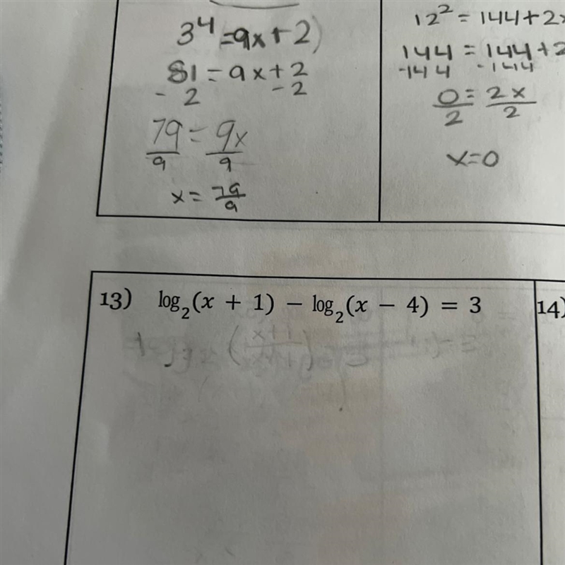 Can someone please help me solve this logarithm equation-example-1