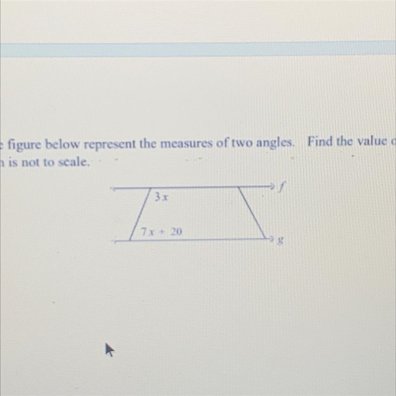 16. The expressions in the figure below represent the measures of two angles. Find-example-1