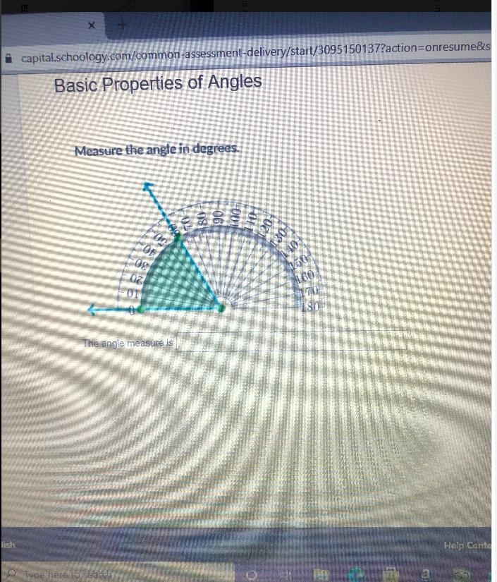 Measure the angle in degrees.0806100-110120130140150160170-1800The measure of this-example-2