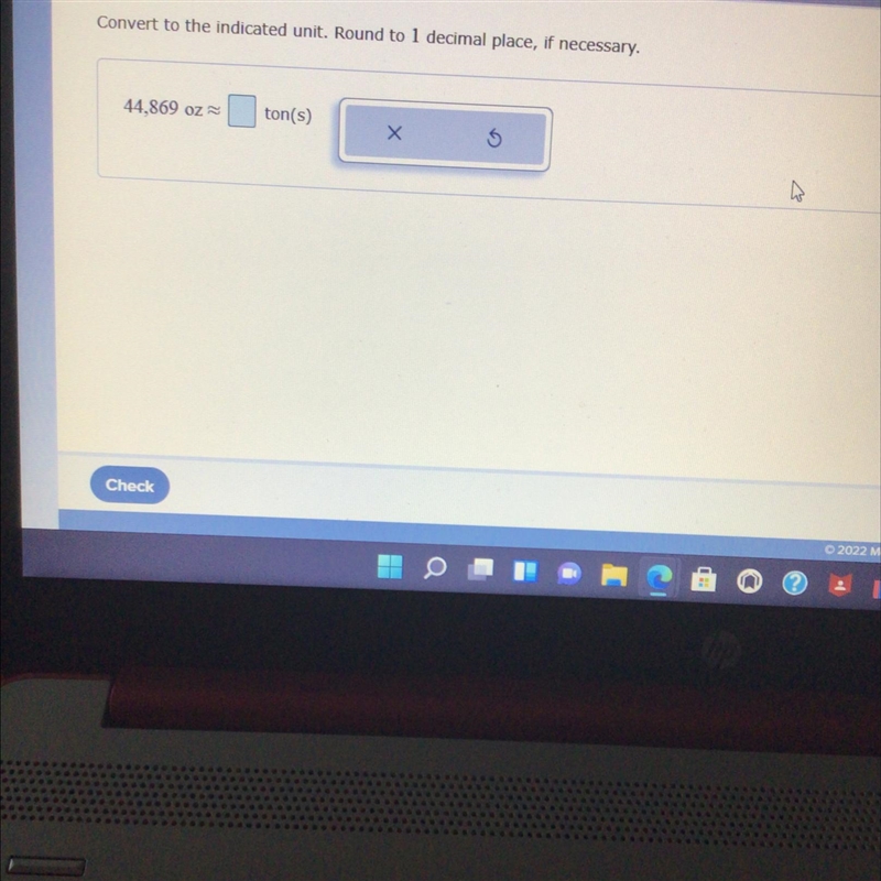 Convert to the indicated unit round to 1 decimal place if necessary.-example-1