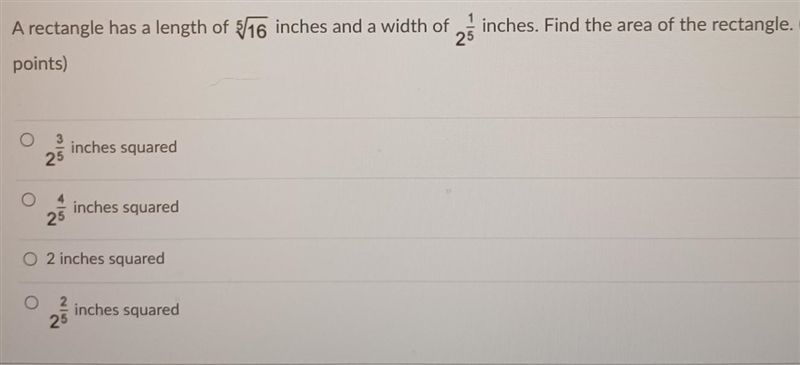 Find the area of the rectangle. ​-example-1