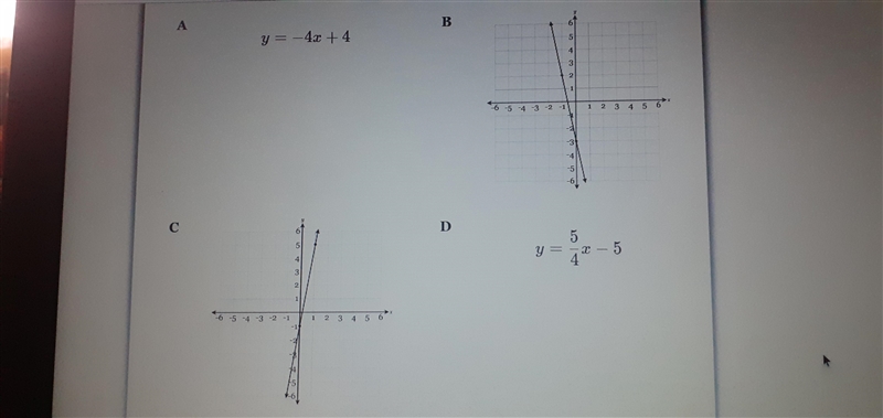 Which relationship represents a function with the same slope as the function represented-example-1