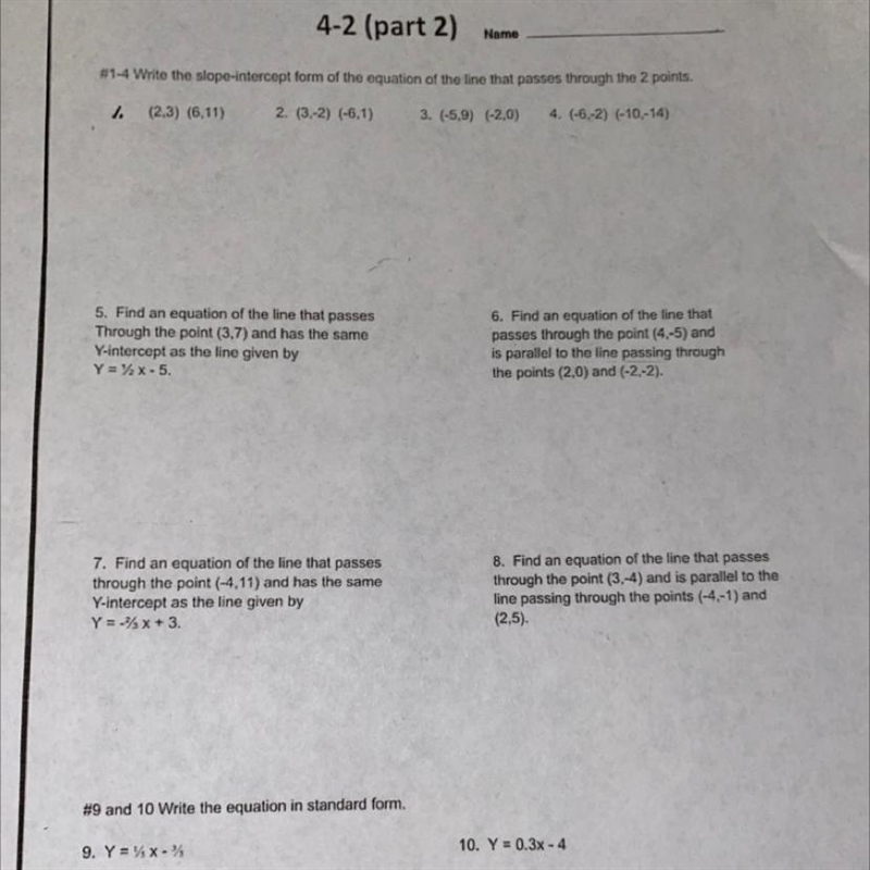 $14 the siapa-intercept form of the ention of the line that passes through the 2 points-example-1