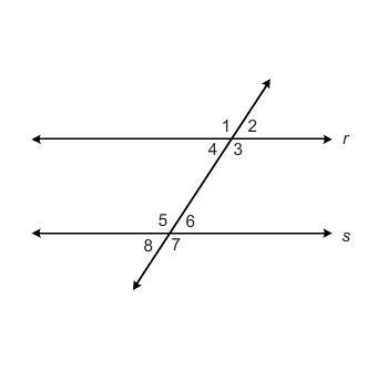 If r // s and m∠6=56°, what is m∠2? 28° 34° 56° 124°-example-1