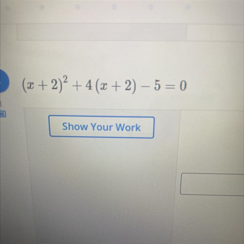 Rewrite! Write an new and equivalent equation that is easier to solve-example-1