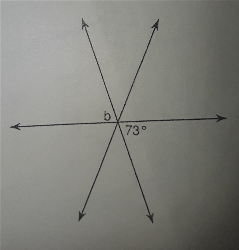 Find the measure of angle b.​-example-1