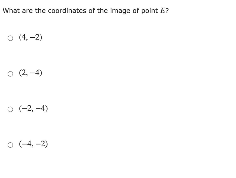 The diagram below shows the location of EF⎯⎯⎯⎯⎯ on a coordinate plane. Suppose that-example-2