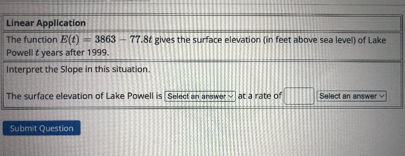 Chapter 3: Linear Functions - HomeworkScore: 65/100 12/18 answeredQuestion 11<&gt-example-1