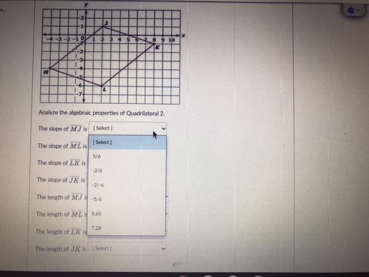 Hi can you please help me out. Find the slopes-example-1