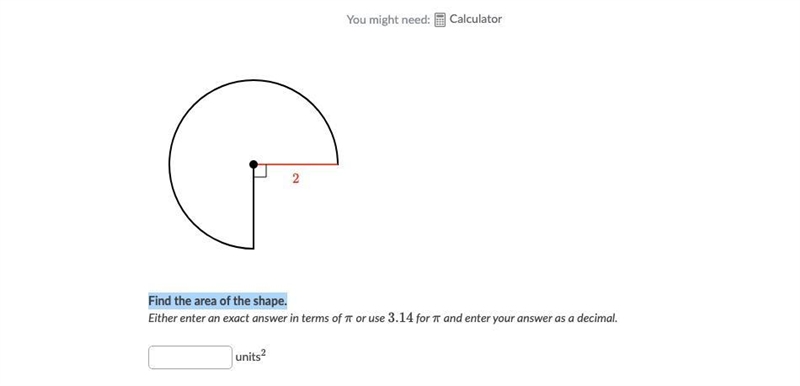 Find the area of the shape.-example-1