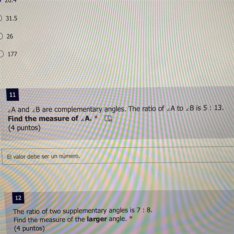 A and«B are complementary angles. The ratio of-example-1