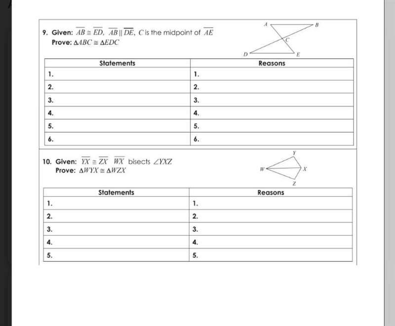 I don't understand I need 6 statements and 6 reasons-example-1