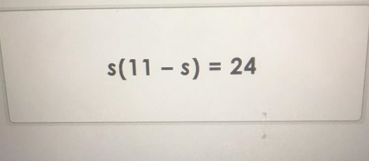 Which value for s will make this equation true ?-example-1