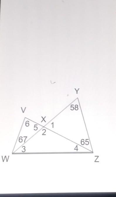 Im completely lost on my review it says find the missing angle from these 2 congruent-example-1