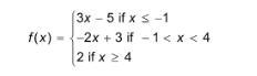 100pts!! Please help me graph this piecewise function!!!!-example-1