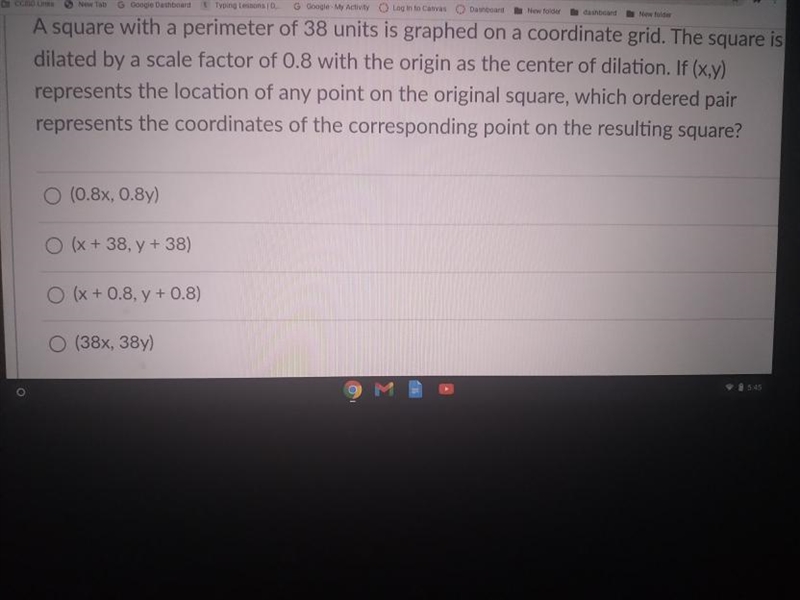 Which order pair represents the coordinates of the corresponding point on the resulting-example-1