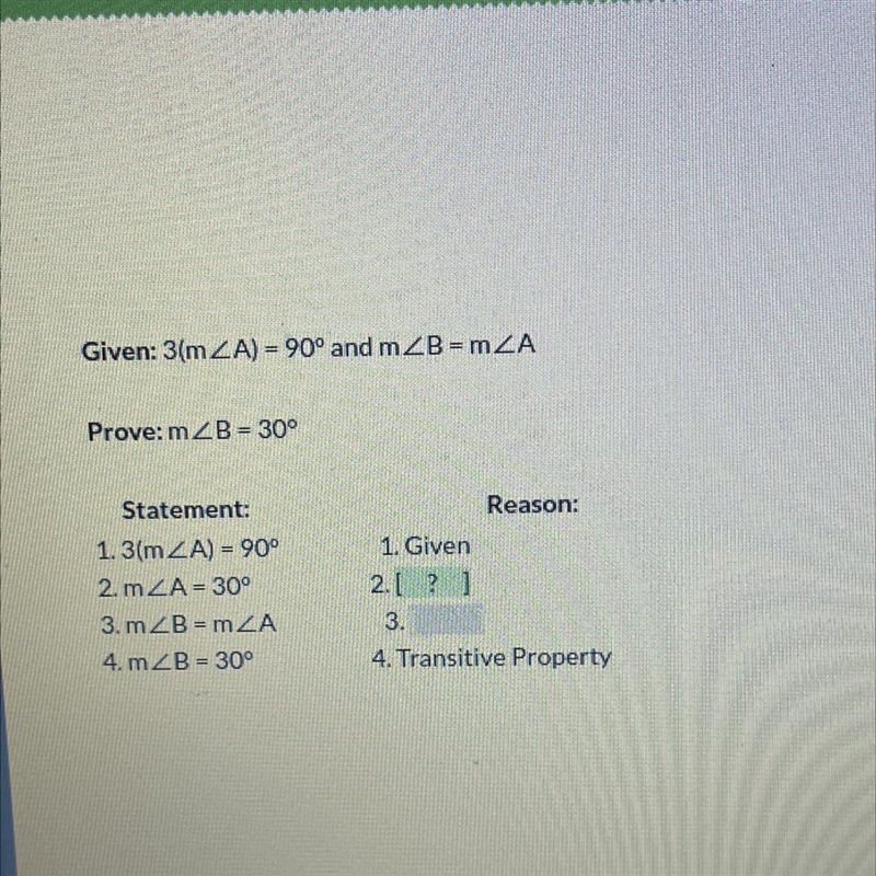 Given: 3(mA) = 90° and m-example-1