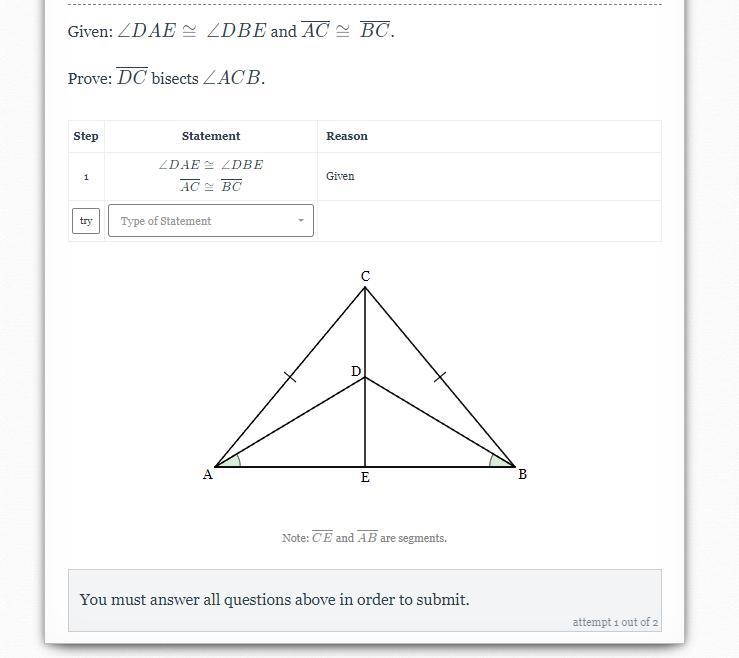 DC bisects ∠ACB. urgent help needed-example-1