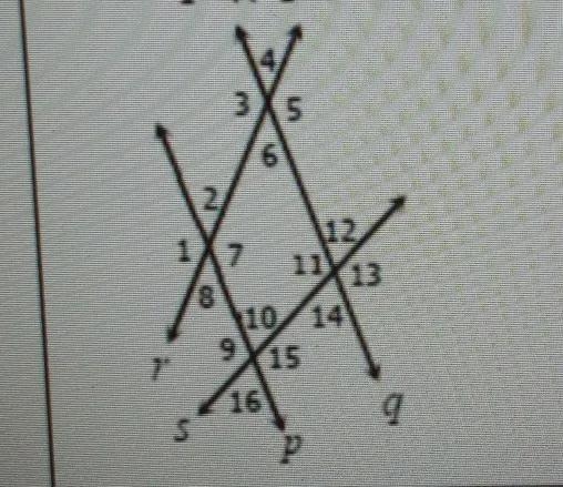 If p || , m<7 = 131°, and m<16 = 88°, find the measure of the missing angle-example-1