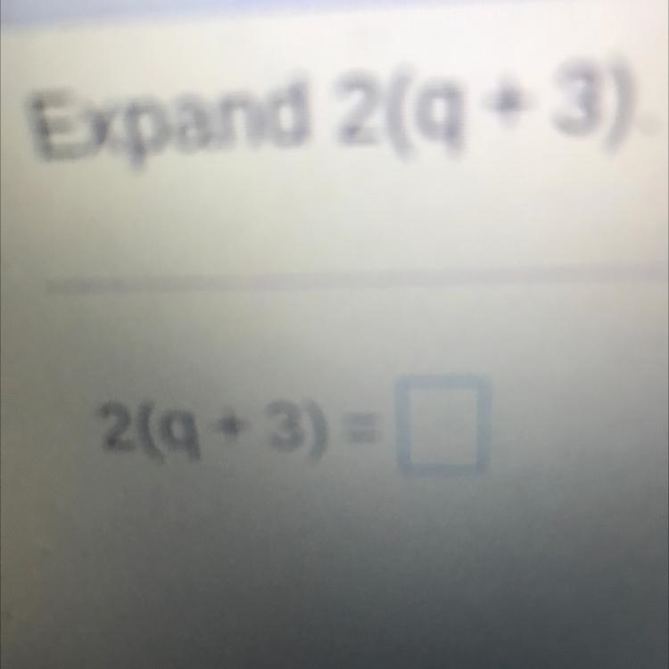 Expand 2(q+3) please-example-1