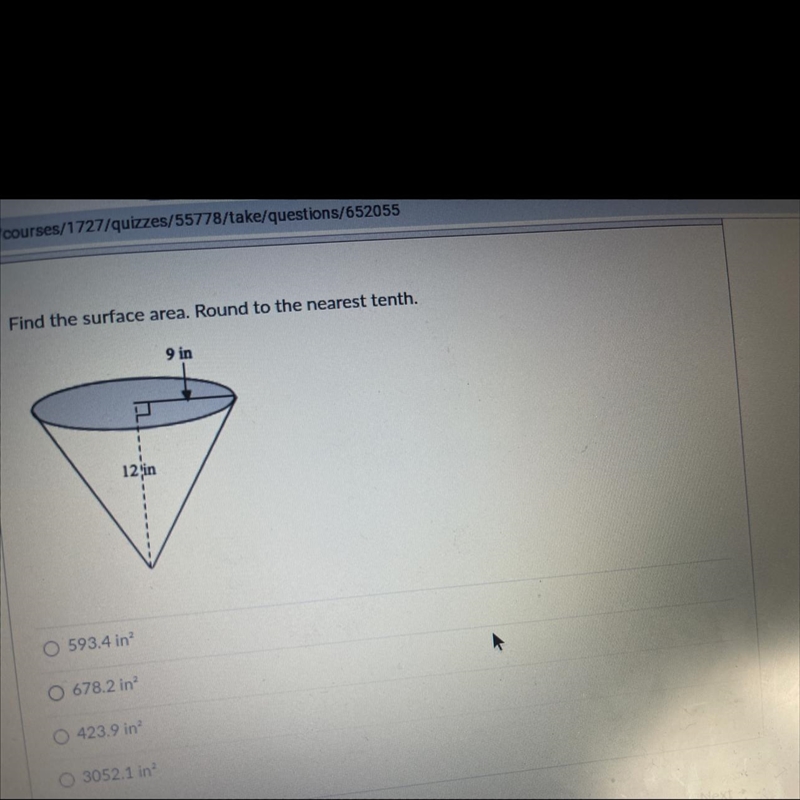 Find the surface area. Round to the nearest tenth.12 inI19 in-example-1