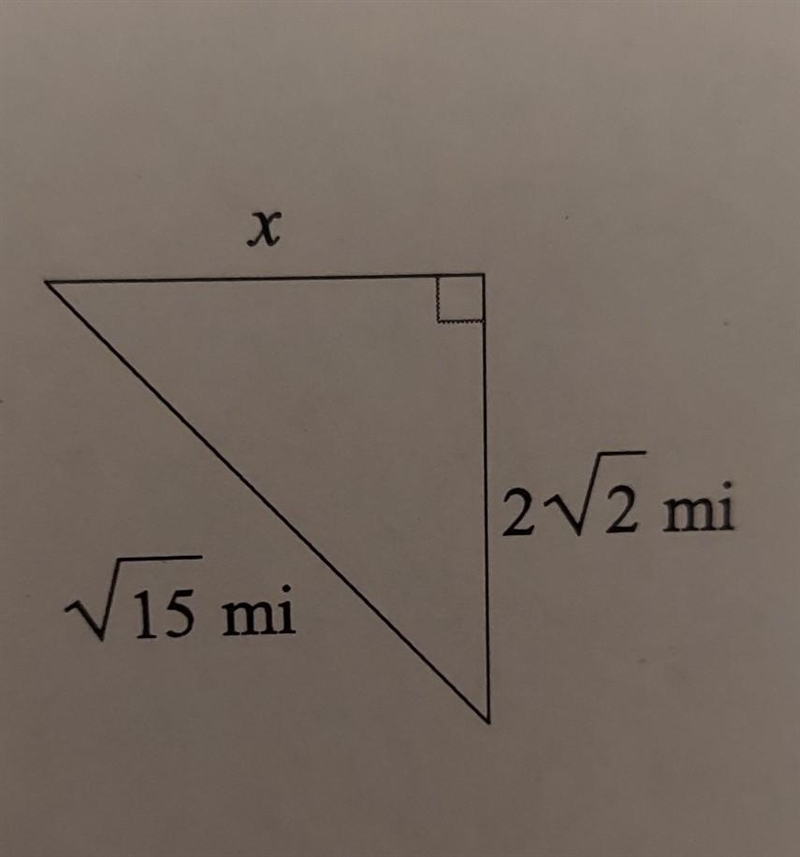 I need help solving using the pythagorean theorem.​-example-1