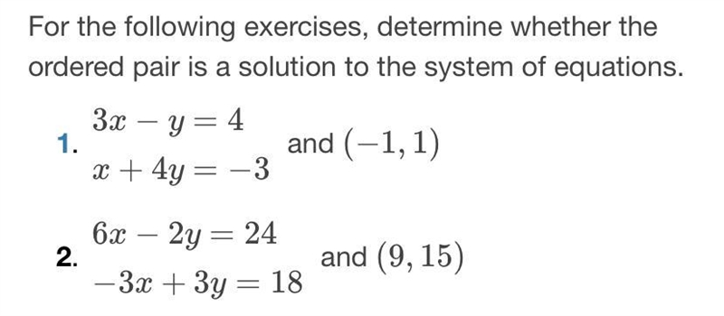 More math help with system of equations, Need question 2 here answered specifically-example-1