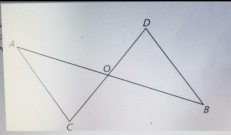 Given: AC=BD, and AB and CD bisect each other. Prove:-example-1