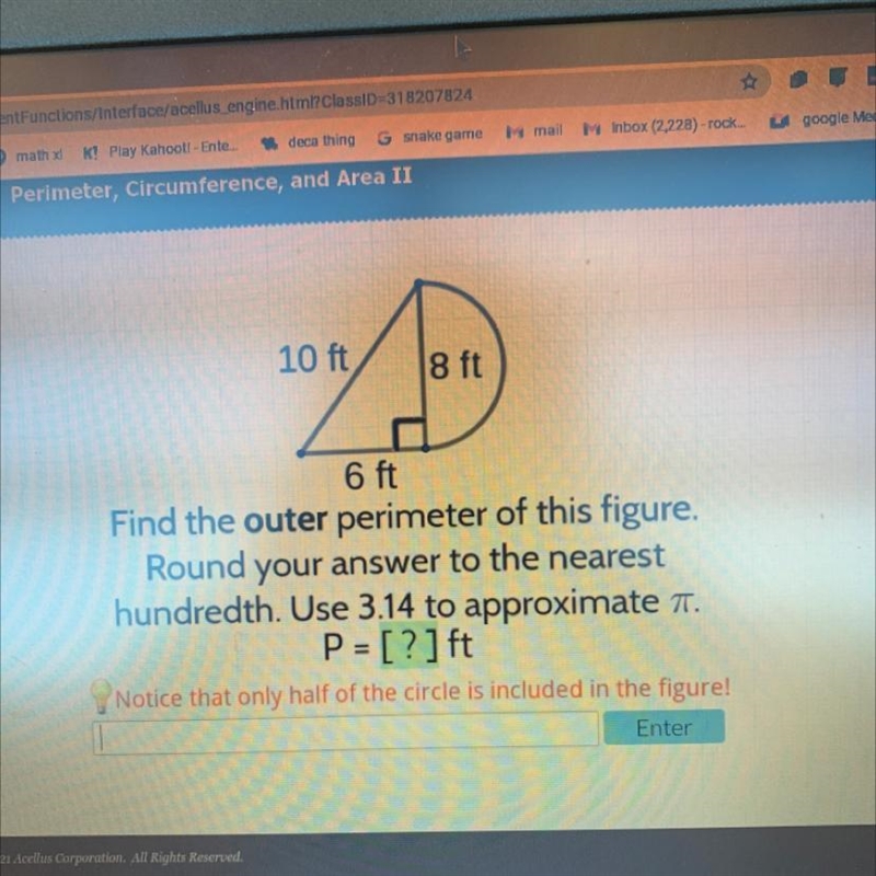 Find the outer permit of this figure and round to the nearest hundredth.-example-1