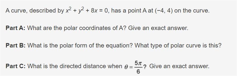 Please answer all questions and show work for each step and each part (part A, part-example-1