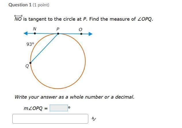 Find the measure, I've been struggling with this one on my homework.-example-1