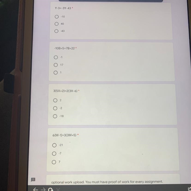 Can someone pls help me thxs .Y - 3 = -3*Y - 43-example-1