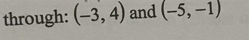 Writing Equations of lines Write the equation of each line with the given information-example-1