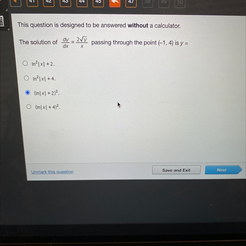 PLS HELP This question is designed to be answered without a calculator. The solution-example-1