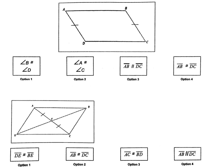 What additional information would prove that the figure is a parallelogram?-example-1