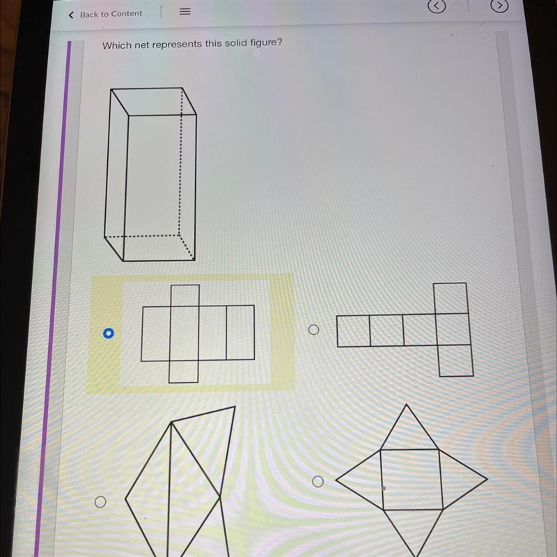 Which represents this solid figure label between 1 and 4 Need HELP ASAP-example-1