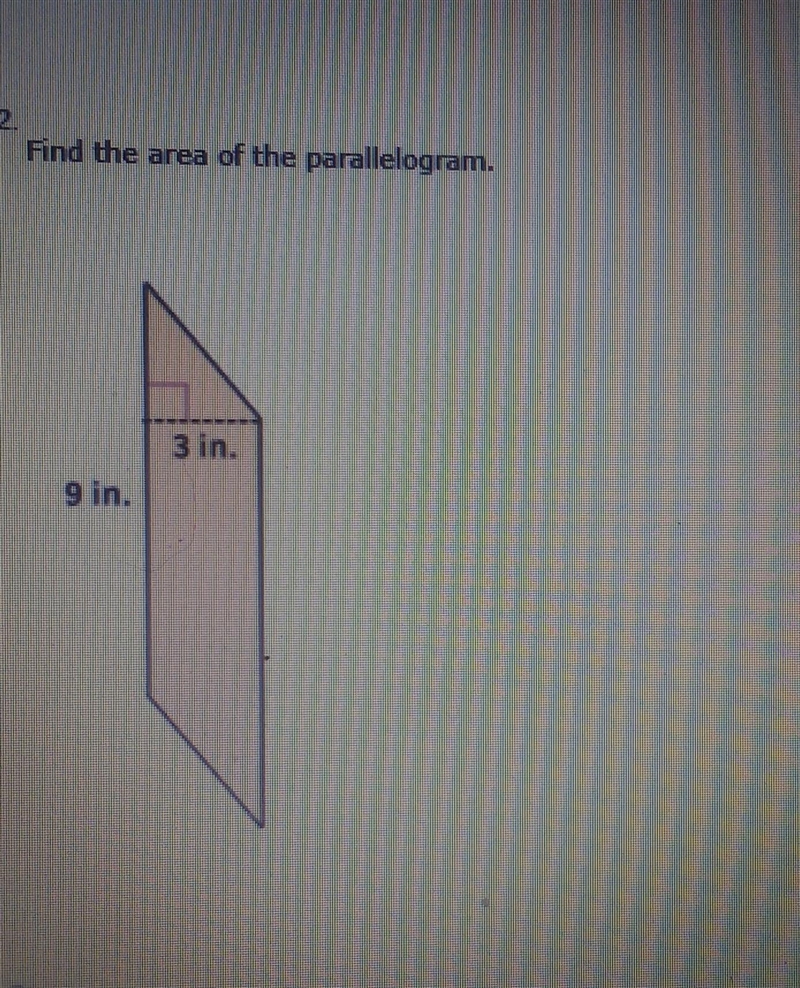 A. 12in ^2B. 30 in ^2C. 24 in ^2 D. 27 in 2pls help with guided practice-example-1