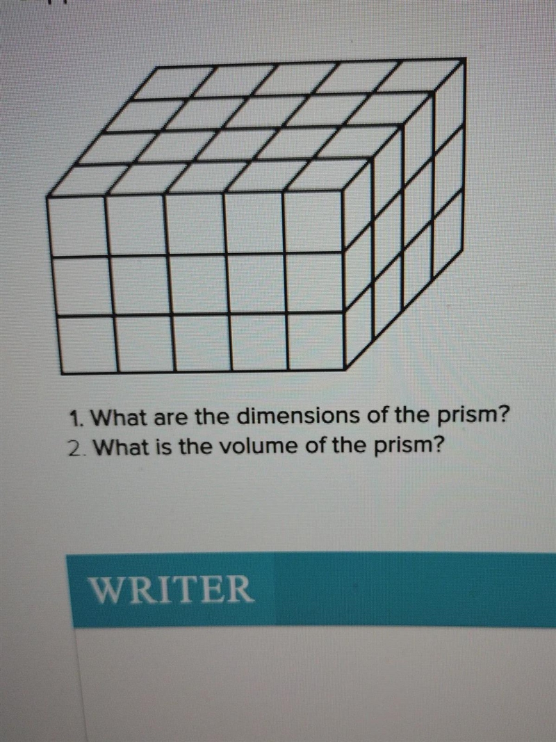 Suppose each cube in this right rectangular prism is a 1/2-in unit cube-example-1