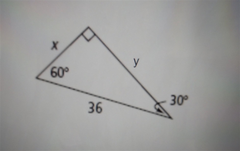 Please help! find x and y !! thank you and round y to the nearest tenth!!​-example-1