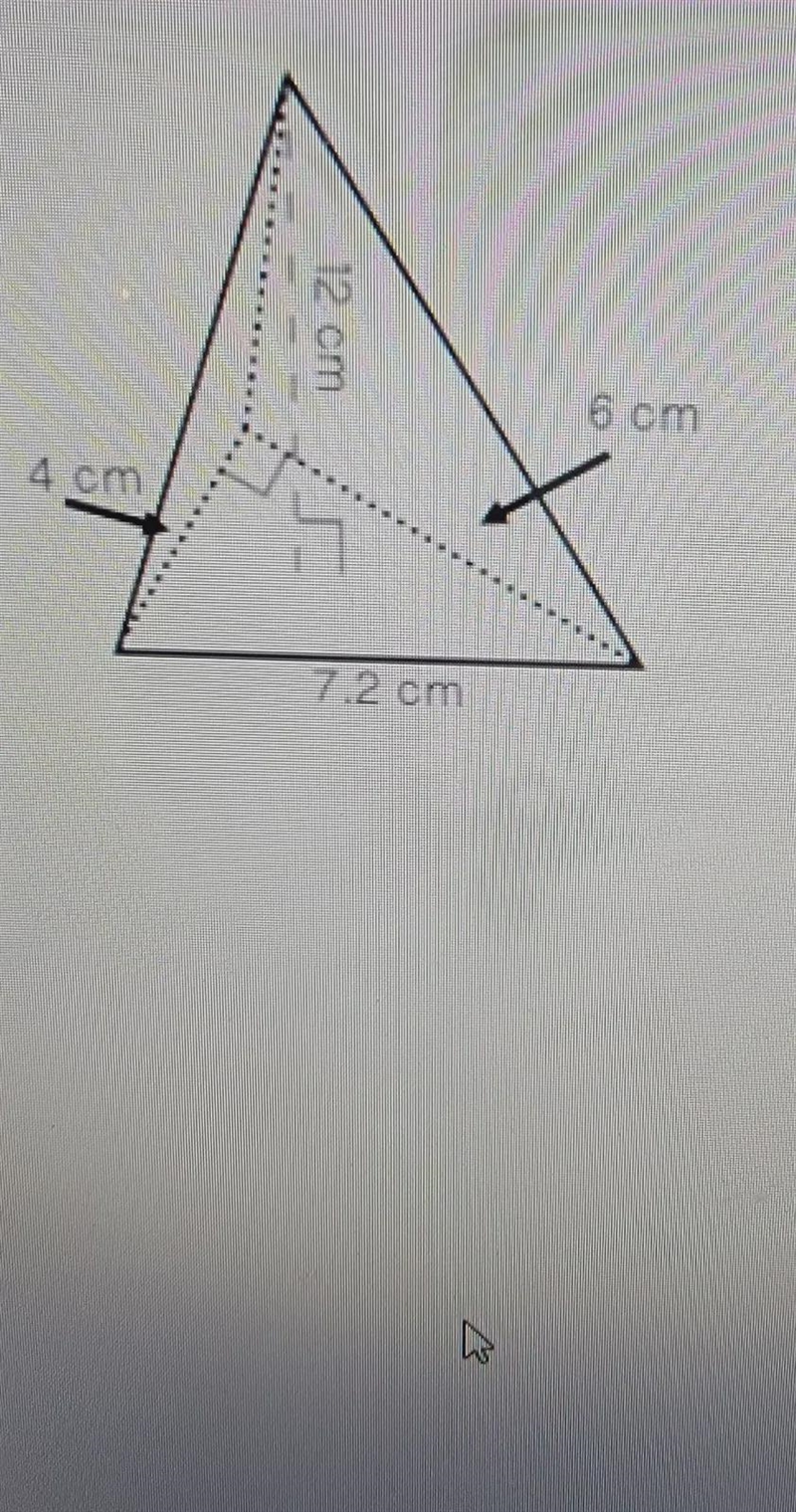 Which expression below can be used to determine the volume of the triangle.-example-1