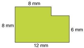 What is the perimeter of the figure below?34 mm40 mm88 mm96 mmI probably doing-example-1