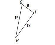 Use the triangle below to find the measure of angle G.-example-1