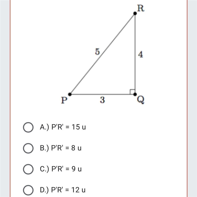 The triangle below was enlarged by a factor of 3, what would the new side length for-example-1